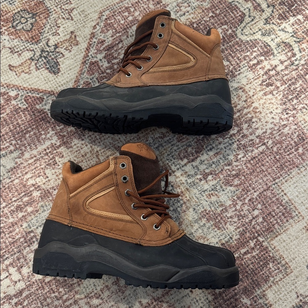 Men’s Sporto Insulated Leather Work Boots, Size 11 M - Picture 3 of 5